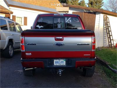 1 2014 F 150 Ford Rough Country Leveling Kit Arkon Off Road Cleopatra Machined Black