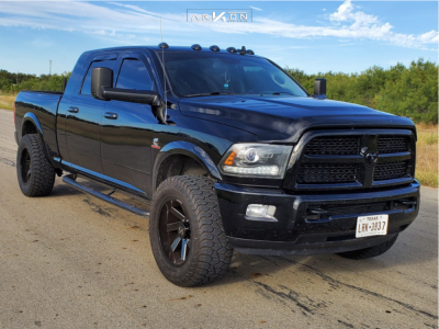 2014 Ram 2500 - 20x10 -24mm - ARKON OFF-ROAD Lincoln - Air Suspension - 35" x 12.5"