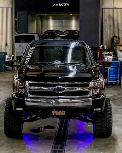 1 2008 Silverado 1500 Hd Chevrolet Bds Suspension Lift 85in Arkon Off Road Lincoln Black