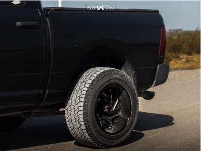 1 2015 1500 Ram Rough Country Leveling Kit Body Lift Arkon Off Road Cleopatra Black