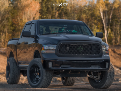 1 2015 1500 Ram Rough Country Leveling Kit Body Lift Arkon Off Road Cleopatra Black