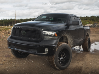 1 2015 1500 Ram Rough Country Leveling Kit Body Lift Arkon Off Road Cleopatra Black