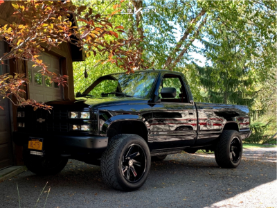 1 1990 K2500 Chevrolet Stock Air Suspension Arkon Off Road Lincoln Black