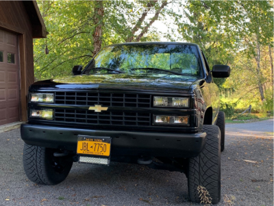 1 1990 K2500 Chevrolet Stock Air Suspension Arkon Off Road Lincoln Black