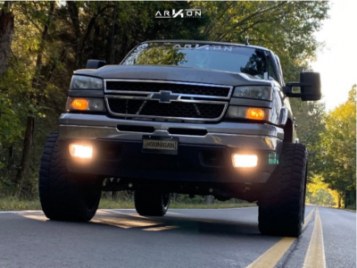 1 2006 Silverado 1500 Chevrolet Rough Country Suspension Lift 6in Arkon Off Road Alexander Machined Black
