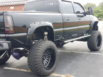 1 2004 Sierra 2500 Hd Classic Gmc Custom Suspension Lift 12in Arkon Off Road Alexander Black