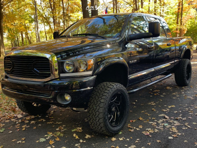 1 2008 Ram 2500 Dodge Superlift Suspension Lift 4in Arkon Off Road Cleopatra Machined Black