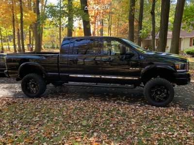 1 2008 Ram 2500 Dodge Superlift Suspension Lift 4in Arkon Off Road Cleopatra Machined Black