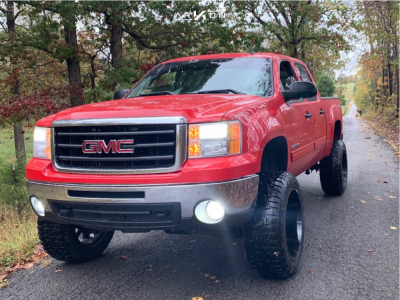 1 2010 Sierra 1500 Gmc Rough Country Suspension Lift 75in Arkon Off Road Lincoln Black