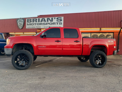 1 2010 Sierra 1500 Gmc Rough Country Suspension Lift 75in Arkon Off Road Lincoln Black