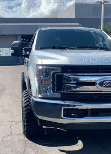 1 2018 F 250 Super Duty Ford Pmf Level 2in Drop Rear Arkon Off Road Cleopatra Black