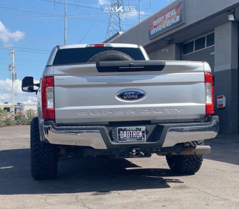 1 2018 F 250 Super Duty Ford Pmf Level 2in Drop Rear Arkon Off Road Cleopatra Black