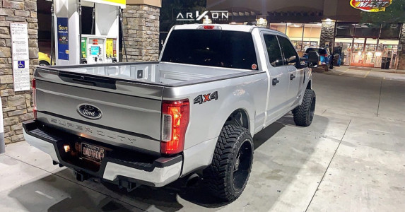 1 2018 F 250 Super Duty Ford Pmf Level 2in Drop Rear Arkon Off Road Cleopatra Black