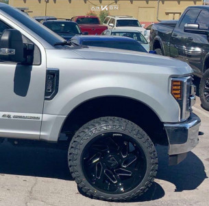 1 2018 F 250 Super Duty Ford Pmf Level 2in Drop Rear Arkon Off Road Cleopatra Black