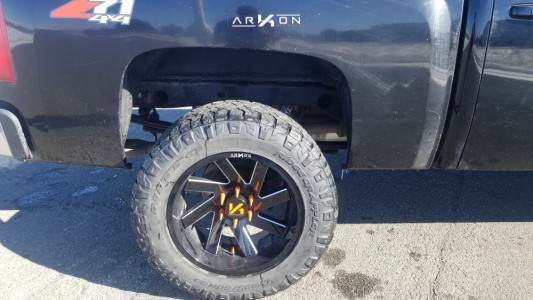 1 2007 Silverado 1500 Chevrolet Zone Suspension Lift 45in Arkon Off Road Lincoln Black