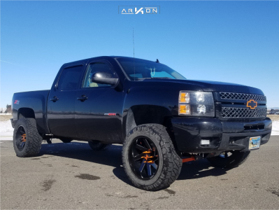 1 2007 Silverado 1500 Chevrolet Zone Suspension Lift 45in Arkon Off Road Lincoln Black