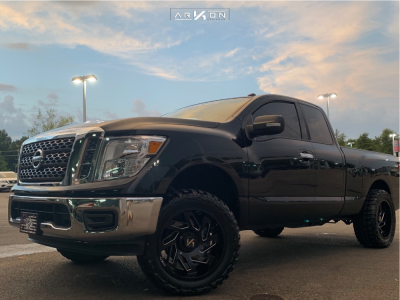 1 2018 Titan Nissan Fabtech Leveling Kit Arkon Off Road Cleopatra Black