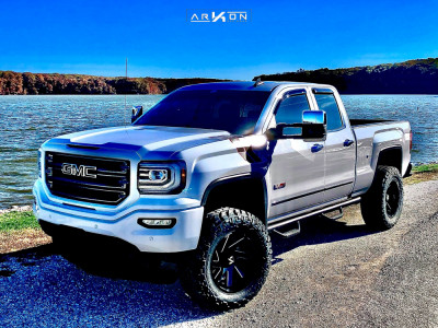 2016 GMC Sierra 1500 - 20x10 -25mm - ARKON OFF-ROAD Lincoln - Suspension Lift 6" - 35" x 12.5"