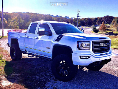 1 2016 Sierra 1500 Gmc Pro Comp Suspension Lift 6in Arkon Off Road Lincoln Machined Black