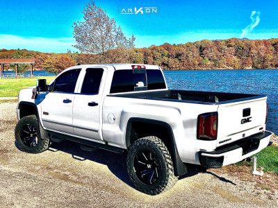 1 2016 Sierra 1500 Gmc Pro Comp Suspension Lift 6in Arkon Off Road Lincoln Machined Black