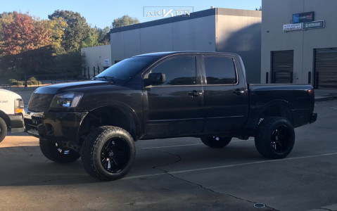 2010 Nissan Titan - 20x12 -51mm - ARKON OFF-ROAD Lincoln - Suspension Lift 6" - 305/55R20