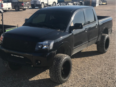 2010 Nissan Titan - 20x12 -51mm - ARKON OFF-ROAD Lincoln - Suspension Lift 6" - 305/55R20