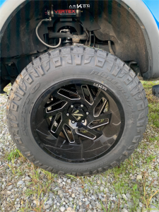 1 2014 F 150 Ford Rough Country Suspension Lift 6in Arkon Off Road Cleopatra Black