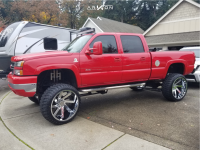 2007 Chevrolet Silverado 2500 HD Classic - 26x14 -81mm - ARKON OFF-ROAD Lincoln - Suspension Lift 9.5" - 37" x 13.5"