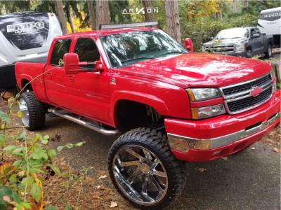 1 2007 Silverado 2500 Hd Classic Chevrolet Fabtech Suspension Lift 95in Arkon Off Road Lincoln Chrome
