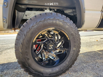 1 2003 Ram 2500 Dodge Rough Country Suspension Lift 5in Arkon Off Road Cleopatra Black