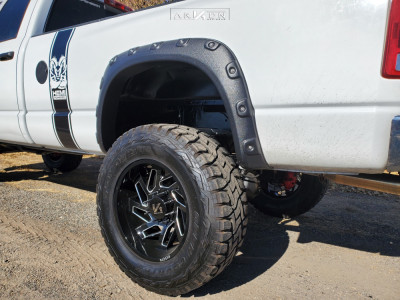 1 2003 Ram 2500 Dodge Rough Country Suspension Lift 5in Arkon Off Road Cleopatra Black