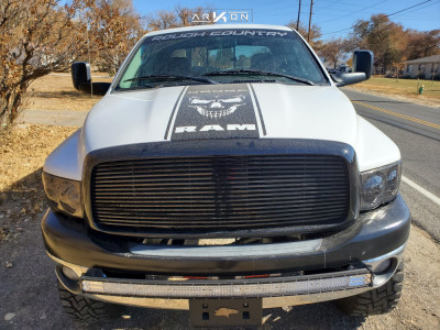 1 2003 Ram 2500 Dodge Rough Country Suspension Lift 5in Arkon Off Road Cleopatra Black