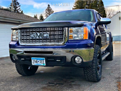 2010 GMC Sierra 1500 - 20x9 -1mm - ARKON OFF-ROAD Lincoln - Leveling Kit - 275/65R20