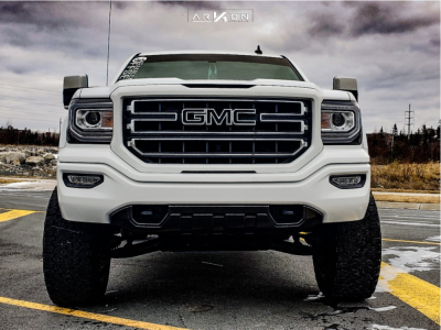 1 2017 Sierra 1500 Gmc Rough Country Suspension Lift 7in Arkon Off Road Cleopatra Machined Black