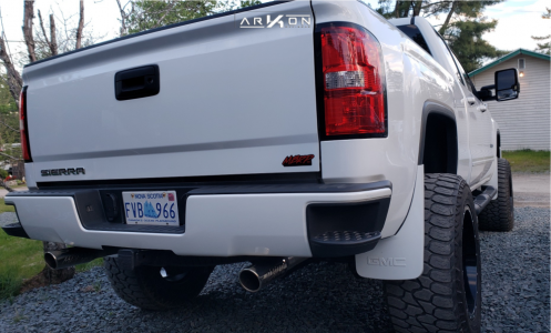 1 2017 Sierra 1500 Gmc Rough Country Suspension Lift 7in Arkon Off Road Cleopatra Machined Black