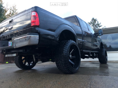 1 2013 F 250 Super Duty Ford Full Throttle Suspension Lift 6in Arkon Off Road Lincoln Black