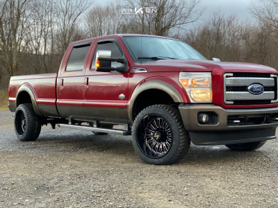 1 2016 F 350 Super Duty Ford Sinister Diesel Leveling Kit Arkon Off Road Alexander Black