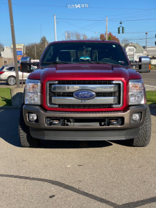 1 2016 F 350 Super Duty Ford Sinister Diesel Leveling Kit Arkon Off Road Alexander Black