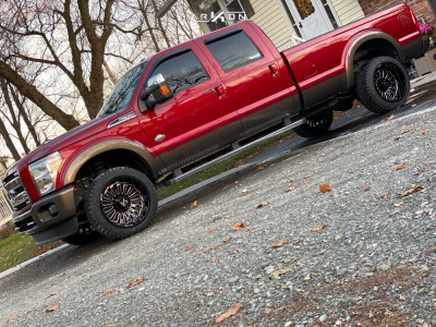 1 2016 F 350 Super Duty Ford Sinister Diesel Leveling Kit Arkon Off Road Alexander Black