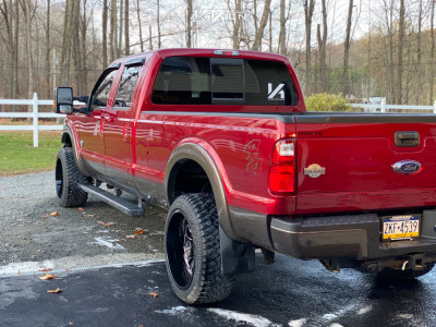 1 2016 F 350 Super Duty Ford Sinister Diesel Leveling Kit Arkon Off Road Alexander Black