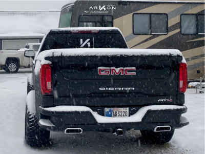 1 2019 Sierra 1500 Gmc Stock Air Suspension Arkon Off Road Alexander Black