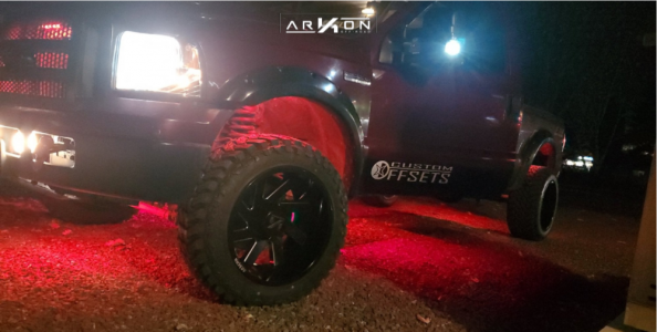 1 2005 F 350 Super Duty Ford Rough Country Suspension Lift 3in Arkon Off Road Lincoln Black