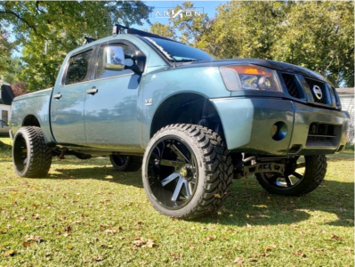 2004 Nissan Titan - 24x14 -81mm - ARKON OFF-ROAD Lincoln - Suspension Lift 6" - 35" x 13.5"