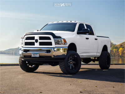2017 Ram 3500 - 20x12 -51mm - ARKON OFF-ROAD Lincoln - Suspension Lift 4" - 35" x 13.5"