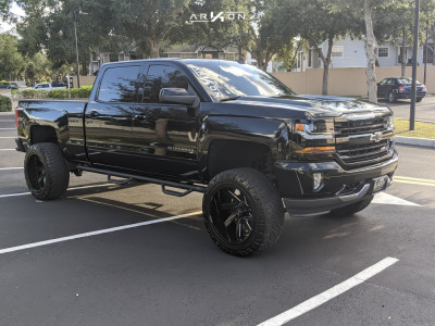 1 2016 Silverado 1500 Chevrolet Bds Suspension Lift 6in Arkon Off Road Lincoln Black
