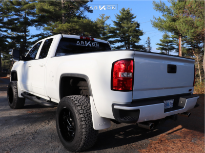 1 2017 Sierra 1500 Gmc Rough Country Suspension Lift 7in Arkon Off Road Cleopatra Machined Black