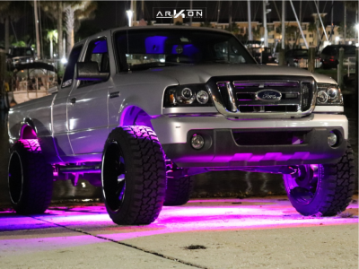 1 2010 Ranger Ford Summit Suspension Lift 4in Arkon Off Road Lincoln Black Machined