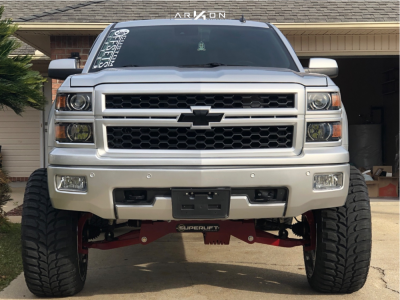1 2014 Silverado 1500 Chevrolet Superlift Suspension Lift 8in Arkon Off Road Lincoln Chrome