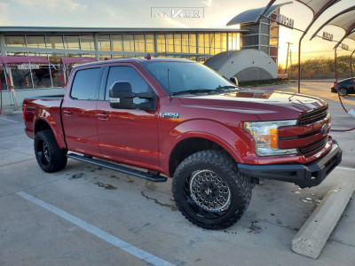 1 2018 F 150 Ford Supreme Suspension Lift 25in Arkon Off Road Crown Series Triumph Machined Black