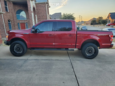 1 2018 F 150 Ford Supreme Suspension Lift 25in Arkon Off Road Crown Series Triumph Machined Black